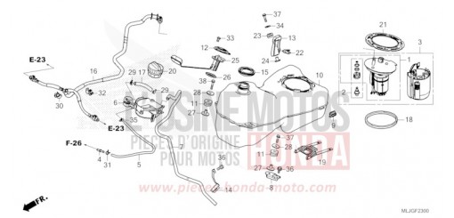 RESERVOIR A CARBURANT GL1800DAT de 2026